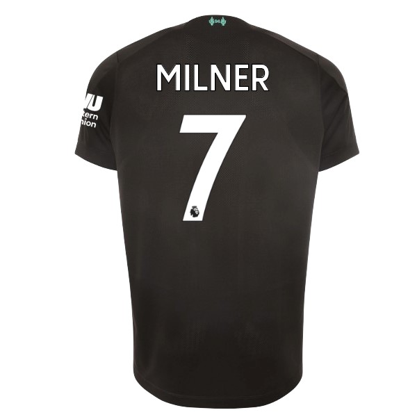 Camiseta Liverpool NO.7 Milner 3ª Kit 2019 2020 Negro